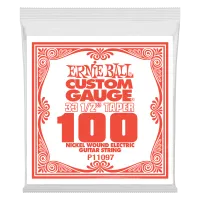 Ernie Ball 11097 струна для бас-гитар, никель, общая длина 44&quot;, длина рабочей части 33,5&quot;, калибр 0,100