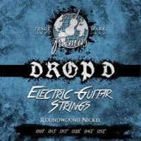 Framus 45250dropd  струны для электрогитары blue label drop d, 10-52, никель