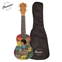 Bamboo bu-21 hot caribbean sale  culture line укулеле сопрано с чехлом, рисунок карибы