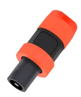 Taverlab F1012-Orange - Разъём кабельный 4PIN Speaker Connector "папа", оранжевый
