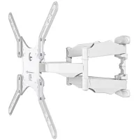 Onkron M5-W - Кронштейн для дисплея 37"-70" наклонно-поворотный, белый