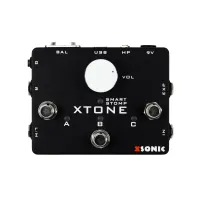 XSONIC XTONE - гитарный USB-аудиоинтерфейс с ножным контроллером, поддержка iOS, Windows, Mac, Android