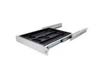 ErgoFount PTN3234S-L- 
			Выдвижной ящик-органайзер с замком для канцелярских принадлежностей под стол, средний, серебристый