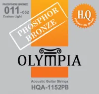 Olympia HQA1152PB струны для акуст.гитары Phosphor Bronze (11-15-22w-32-42-52)
