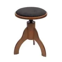 Стул для пианино Palette орех, сатинированный, вельвет