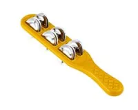 Nino percussion nino13y  джингл стик пластиковый, сталь, цвет жёлтый