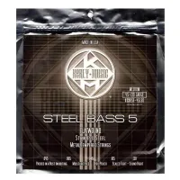 KERLY KQXBSF-45130 Stainless Steel Flat Wound струны для 5-струнной бас-гитары