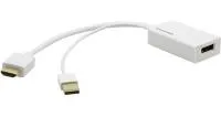 Kramer [adc-hm/dpf] переходник hdmi вилка на displayport розетку, поддержка 4к