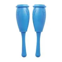 Маракасы latin percussion conguitas lpr210bl-i - маракасы в форме конги. цвет черника