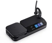 BH71 Workstation, Беспроводная Bluetooth, Шумоподав,Зарядка Qi,Дисплей 3'',USB-хаб
