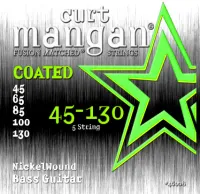 CURT MANGAN #46008 Nickel Plated Coated 5-String струны для бас-гитары 45-130