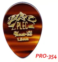 PRO354 PRO-PLEC Медиаторы 12шт, 1,5мм, жесткие, капля, D`Andrea