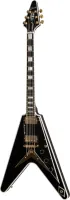 GIBSON FLYING V CUSTOM W/ EBONY FINGERBOARD GLOSS электрогитара, цвет черный, в комплекте кейс