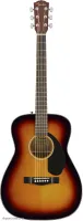 FENDER CC-60S CONCERT SUNBURST WN акустическая гитара, топ - массив ели,...