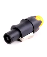 Taverlab F1015-Yellow - Разъём кабельный 4PIN Speaker Connector "папа", жёлтый