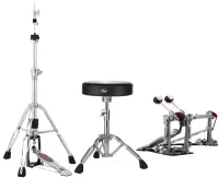 Стойка hi-hat, стул и двойная педаль Pearl HWP-DPH221