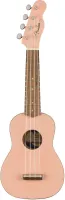 FENDER VENICE SOPRANO UKE SHP WN укулеле сопрано, цвет коралловый