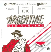 1510 Argentine Комплект струн для акустической джаз гитары, Extra Light, петля, 10-45, Savarez