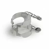 Rico H-Ligature Лигатура для бас-кларнета металлическая с колпачком, серебряная лакировка