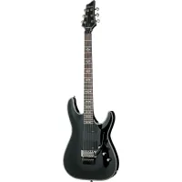 Schecter HELLRAISER C-1 FR BLK Гитара электрическая, 6 струн, корпус -махагони, -махагони w/Quilted