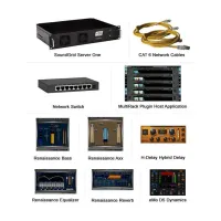 Digico server one combo - комплект: сервер плагинов soundgrid server one, netgear 8-портовый коммутатор, кабель cat 6, виртуальный блок для обработки сигналов multirack, 6 плагинов: waves renaissance axx, renaissance bass, renaissance equalizer, renaissan