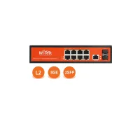 WI-MS310GF, Коммутатор управляемый L2, порты 8 100/1000Base-TX  + 2 SFP