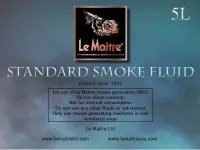 LE MAITRE STANDART FLUID 5 LTR жидкость для генератора дыма, средняя плотность и рассеивание
