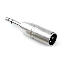INVOTONE AD460S - переходник  джек стерео 6.3мм <> XLR 3Р папа , корпус металл
