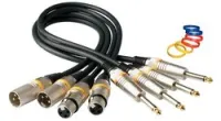Rockcable rcl30385 d6 m  кабель xlr(m)-джек1/4,