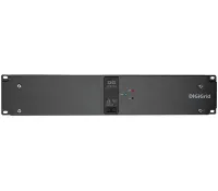 X-DG-DGS-XL Сервер Extreme SoundGrid со встроенным  4-портовым PoE свитчем. Занимает 2U высоты в 19" рэке.