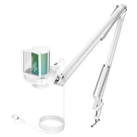 Maono DGM20S (white) , конденсаторный USB микрофон, пантограф, 24bit/48kHz, RGB подсветка,поп-фильтр