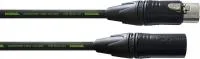 Cordial CRM 2,5 FM-BLACK микрофонный кабель XLR female/XLR male, разъемы Neutrik, 2,5 м, черный