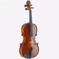 STAGG VN-4/4 EF - скрипка, верхняя дека: массив ели, задняя дека и обечайка: массив клена, гриф: клен, накладка: черное дерево, в комплекте лёгкий кейс