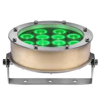 DTS DIVE 12 R FC Светодиодный подводный прожектор для скрытой установки (до 2-х м.), 12 Full Color (RGBW) LEDs, угол 10‘, DMX 512, управление через контроллер Z30, Z60
