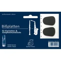 Arnoldsandsons mpc. cush/ 4bl/ 0,8  наклейка на мундштук, кларнет/ саксофон, чёрная, 0.8мм, 4 шт.
