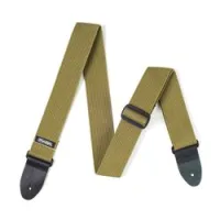 Dunlop d2701ol ribbed cotton olive green  гитарный ремень хлопковый тканый, рельефный, оливковый