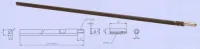 RD-002-580 Анкерный стержень, 580мм, Metallor