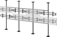 Модуль Wize Pro [MVW55] без системы выдвижения для видеостен 46-55” max VESA 600x400, с точками креплениями пол-стена, пол-потолок, потолок, нагрузка на один модуль 50 кг, черн.