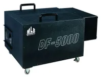 MLB DF-5000 Генератор тяжелого дыма. Принцип действия  - охлаждение дыма при помощи встроенного рефрижератора (холодильника),  управление DMX-512, проводной ПДУ с функцие интервалов и объёма выхода дыма, время нагрева 10 мин, производительность: 80-100м2/