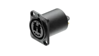 Neutrik NO2-4FDW-A- Двухканальный оптический разъем LC Duplex (розетка), панельный, IP65