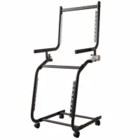 BESPECO Rack-M24 Стойка рэковая напольная 8+8+8U из стали с колесиками и механизмом CROCODILE SISTEM