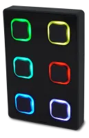 VISUAL PRODUCTIONS B-Station-2 Настенная панель-контроллер управления освещением, 6 клавиш, питание POE