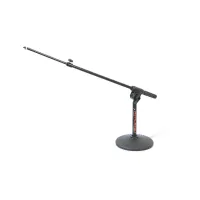 ATHLETIC MS-2СT - Укороченная стойка для микрофона, удлиненный журавль, антивибрационное основание,высота: 300 мм, длина "журавля": 550-800 мм, черного цвета