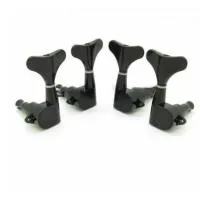 JB-150-4R-BK Колки для бас-гитары 4п, чёрные, Paxphil