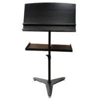 Wisemann double conductor music stand wdcms-1  пюпитр для дирижера, 124-172 см, 14 кг, с полкой
