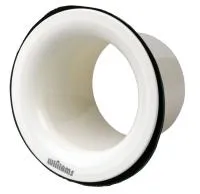 ZOWAG WBP-4-WH - кик порт на бас-бочку, 4", цвет белый