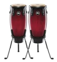 Meinl hc555wrb sale  headliner conga set компл. конго 10"and11" со стойками, дуб, цвет wine red burst (2