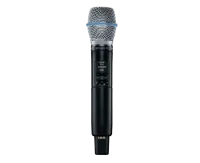 Цифровой ручной передатчик SLXD2 SHURE [SLXD2/B87A=-H56] диапазон 518-562 МГц, конденсаторный суперкардиоидный капсюль Beta 87A, цвет чёрный
