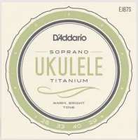 D'Addario Titanium EJ87S (4 шт) Струны для укулеле сопрано 