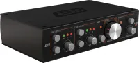 ESI Planet 22x - Dante аудио интерфейс, 24 бит/96 кГц, 2xCombo XLR/1/4" TRS мик./лин./инстр. входа, 2xXLR лин. выхода, Dante Ethernet, дин. диапазон: АЦП 118 дБ, ЦАП 123 дБ, Dante Virtual Soundcard for Mac/PC, Bitwig Studio 8-Track, Windows 7-11, MacOS X